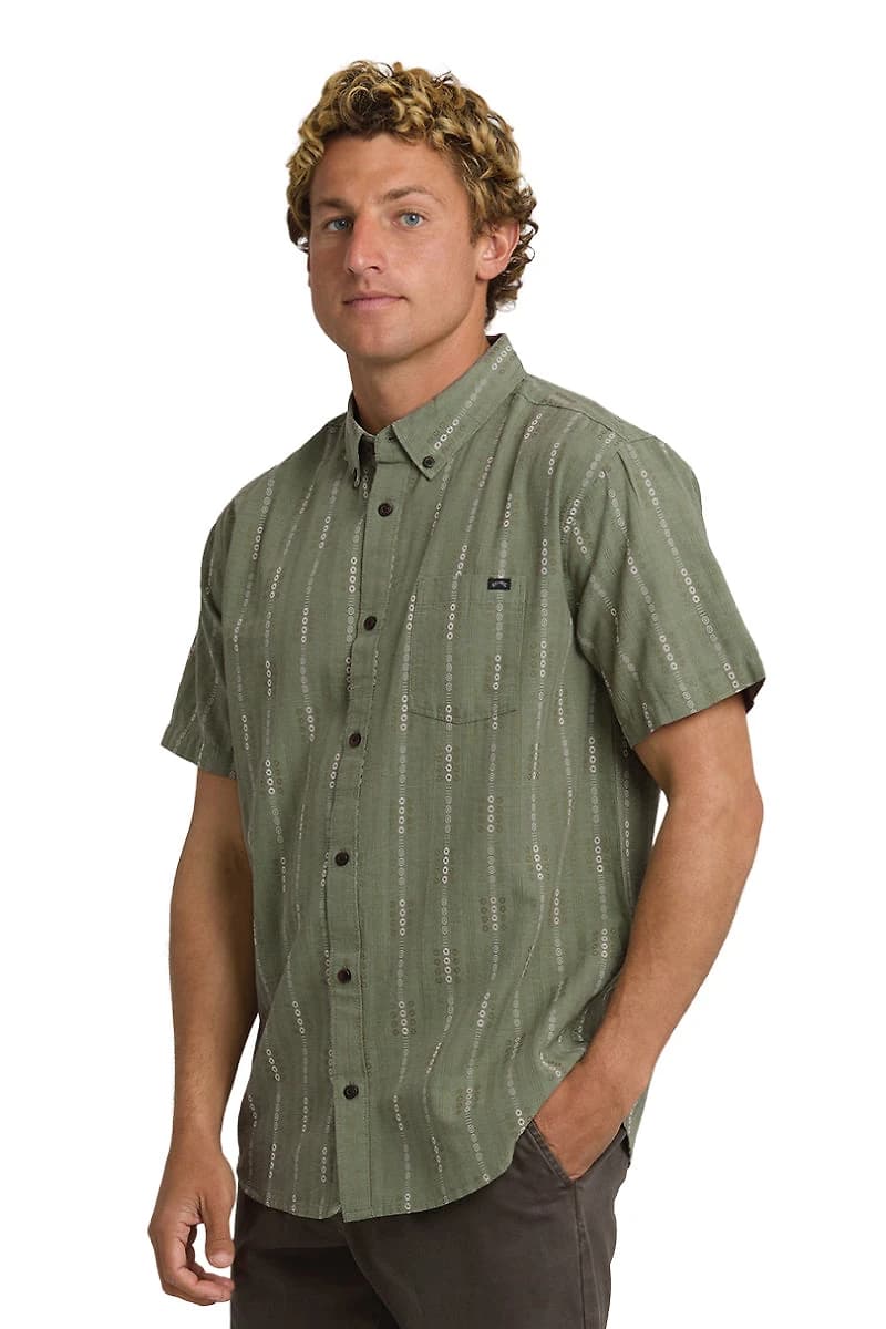 All Day Jacquard Short Sleeve Shirt