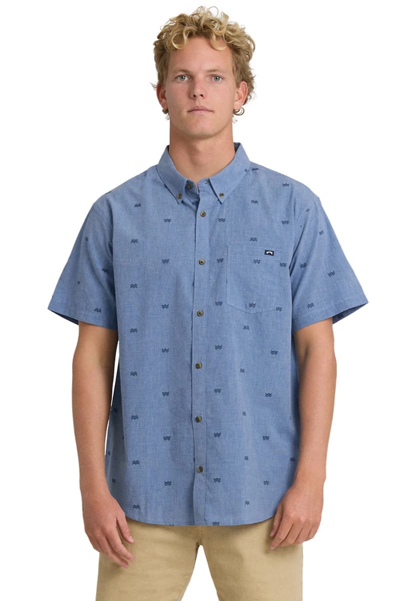 All Day Jacquard Short Sleeve Shirt