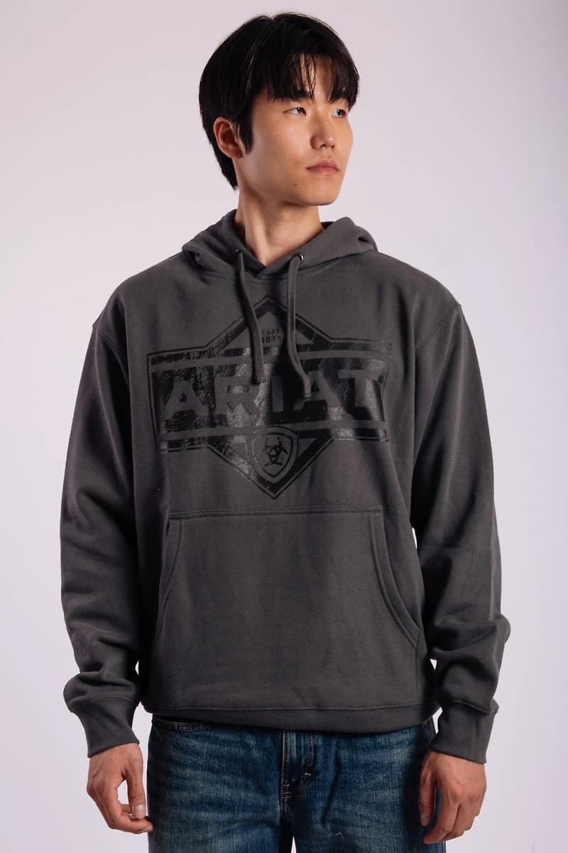 Leather Diamond Hoodie