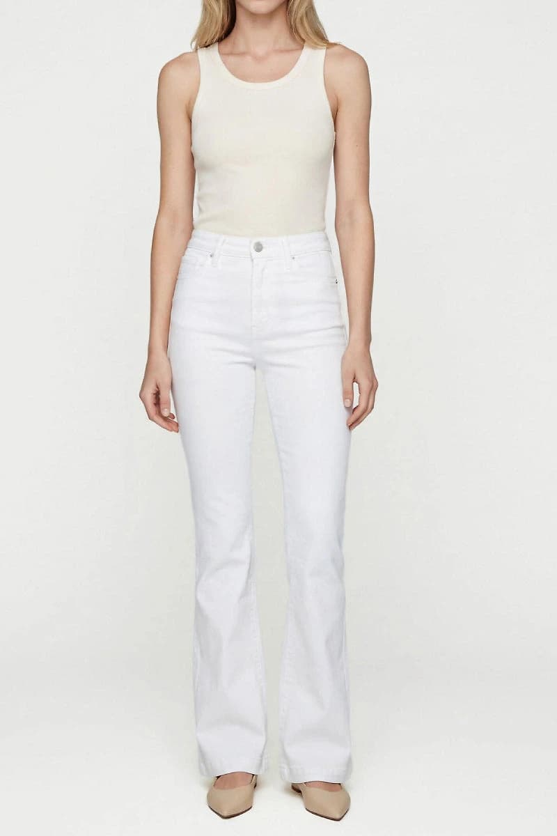 Avery High Rise Trouser Leg Jeans
