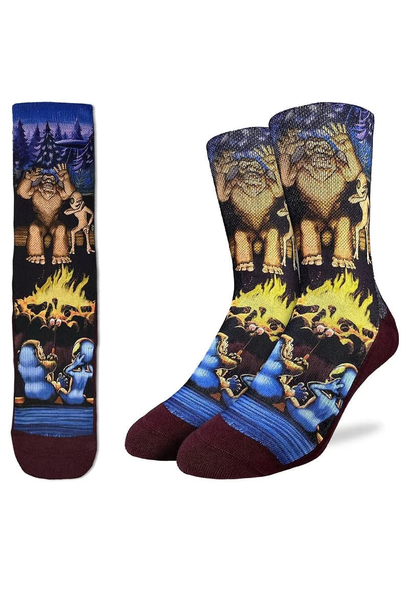 Bigfoot & Alien Camping Socks