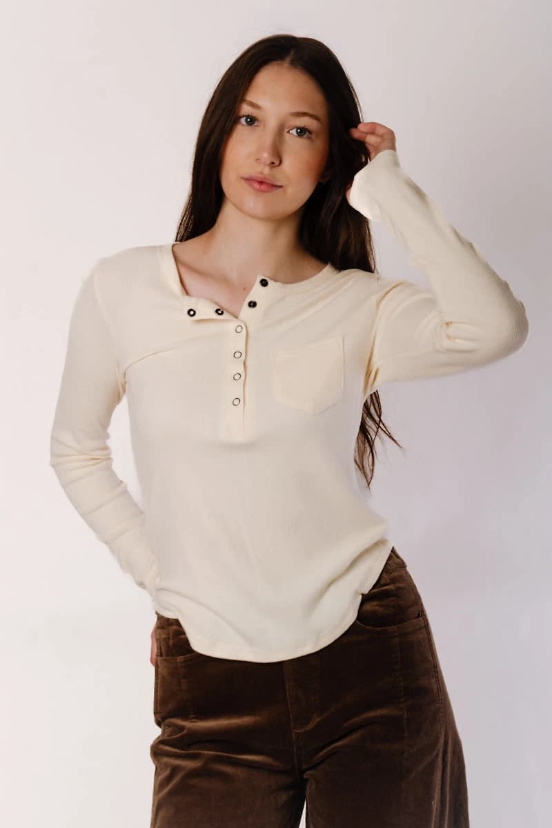 Brushed Henley