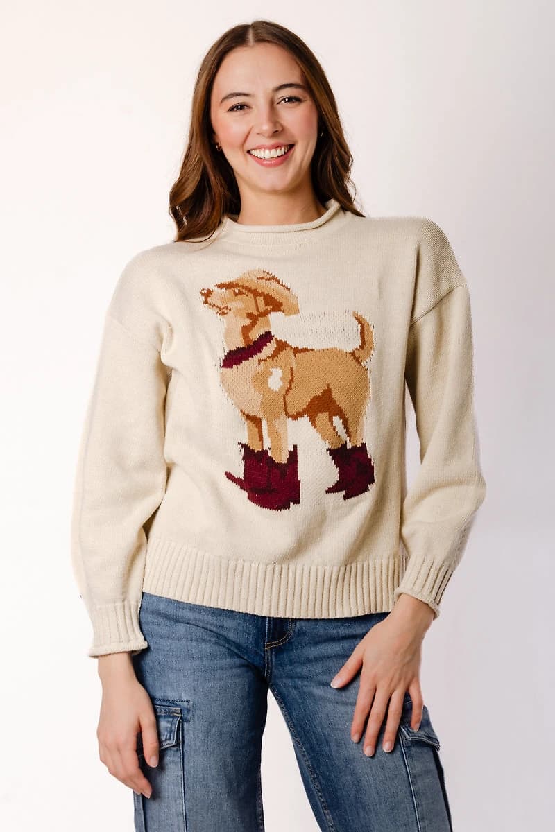 Cowboy Dog Sweater