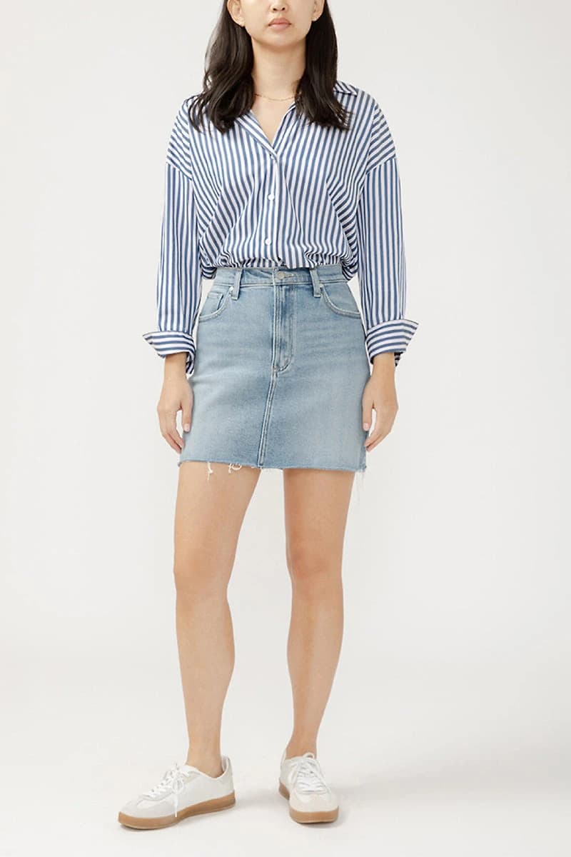 Denim Mini Skirt