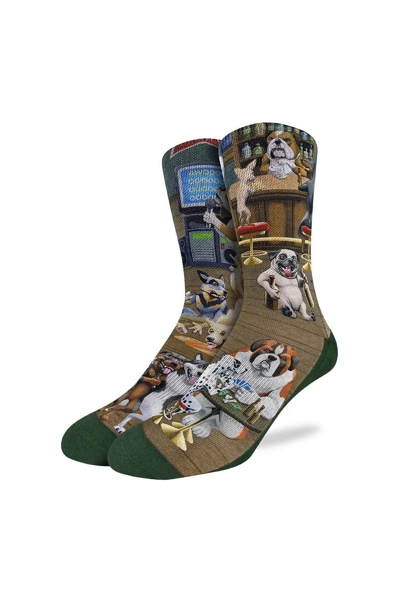 Dog Night At The Pub Socks