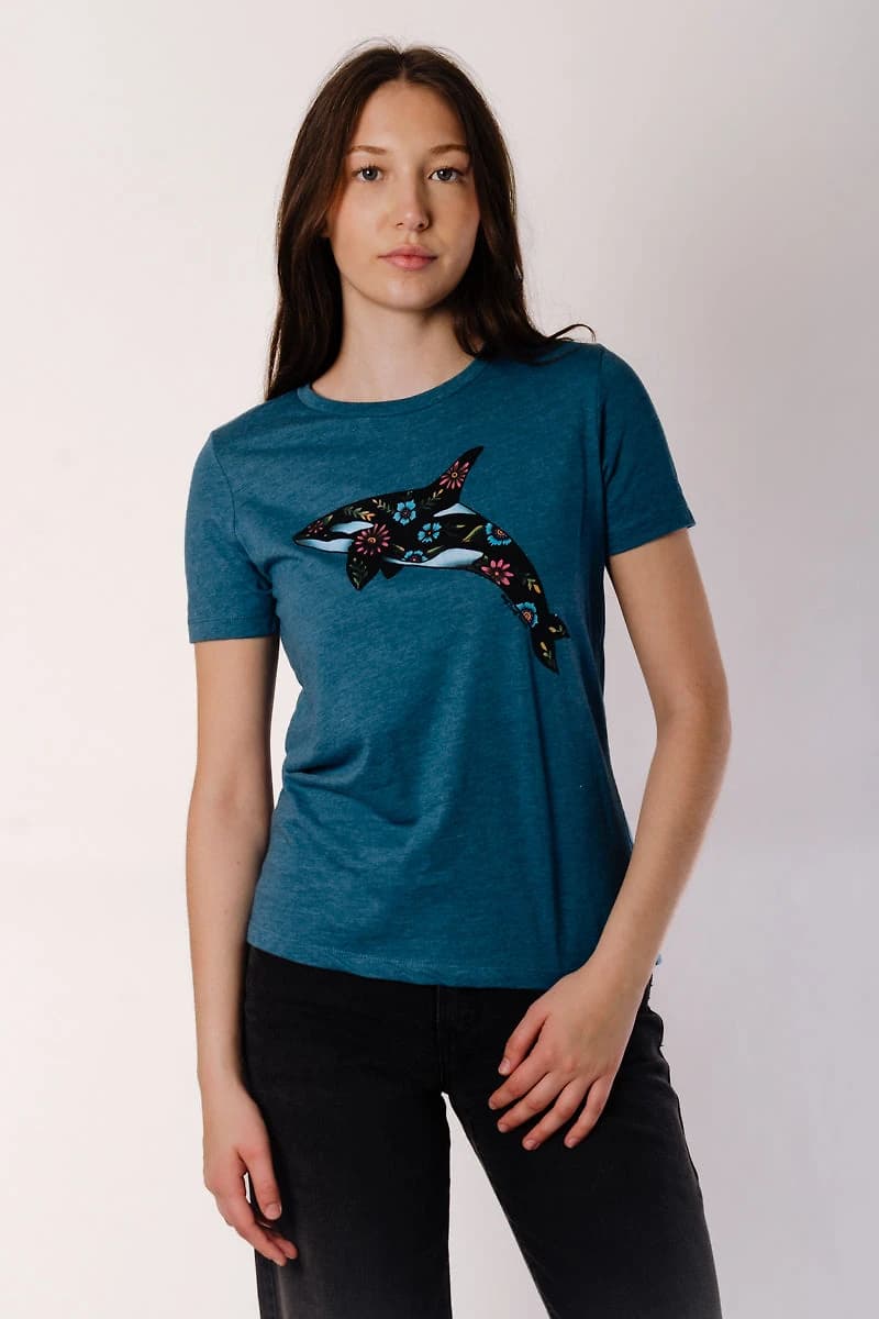 Floral Orca Tee