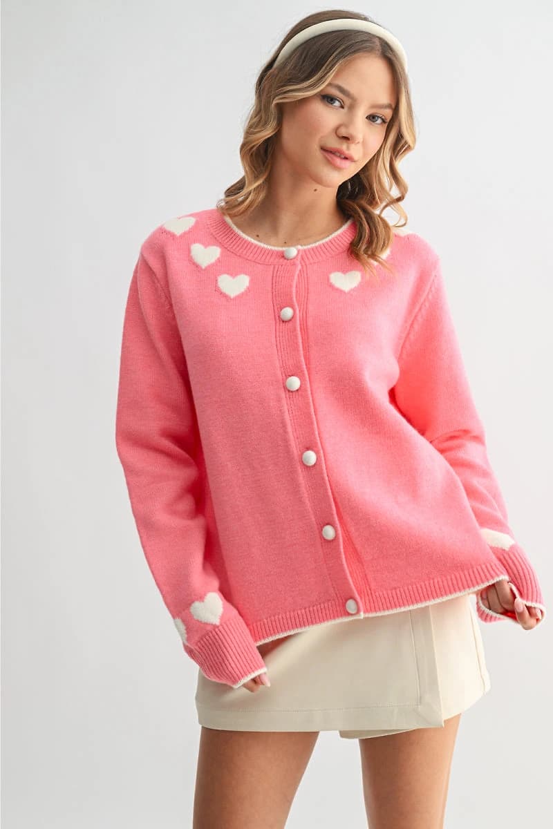 Heart Cardigan