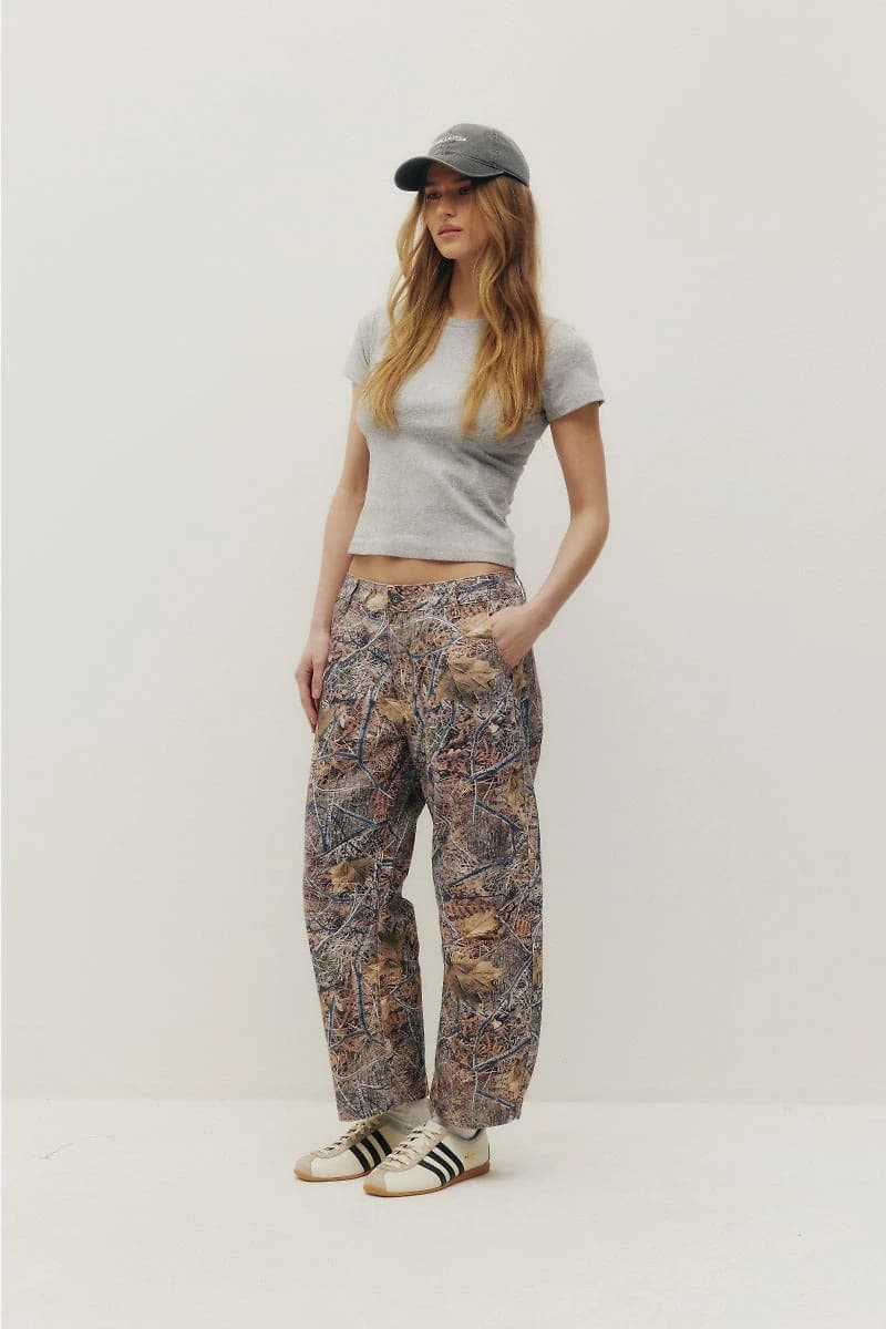 Hunting Camo Barrel Denim Pants