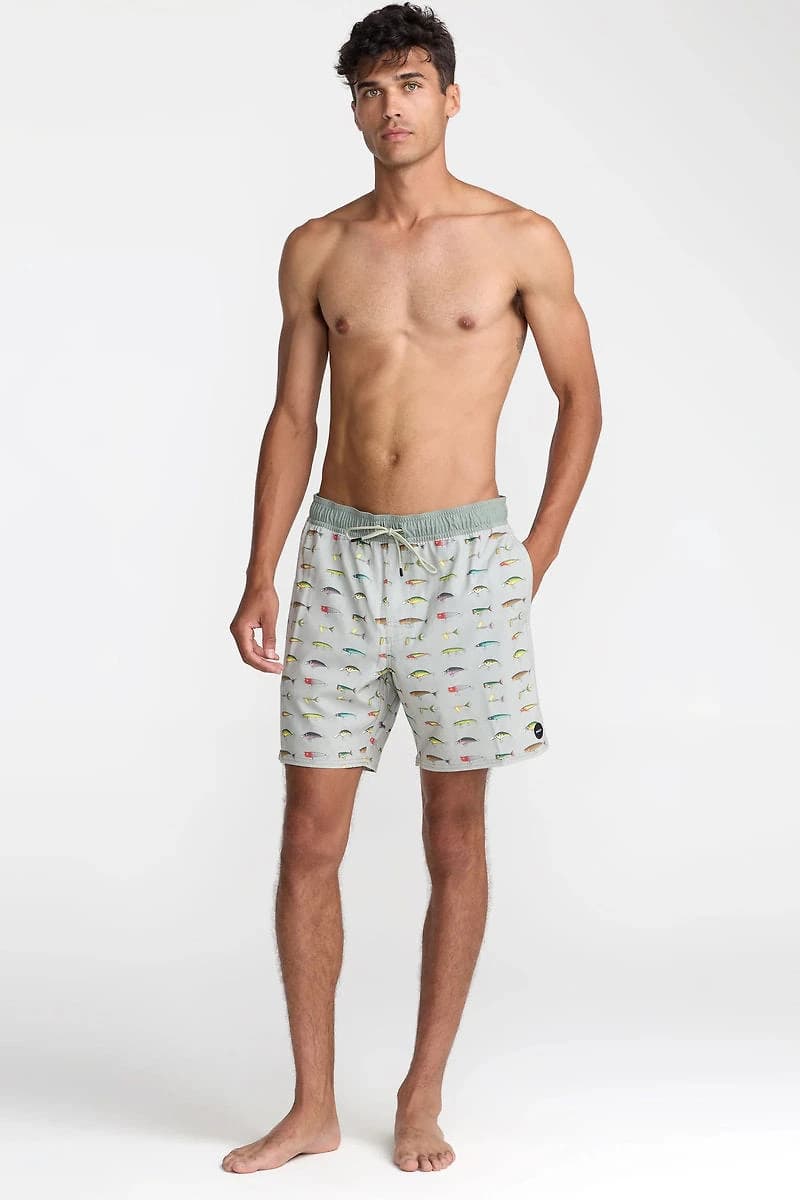 Kaleb VA Elastic 17" Volley Shorts