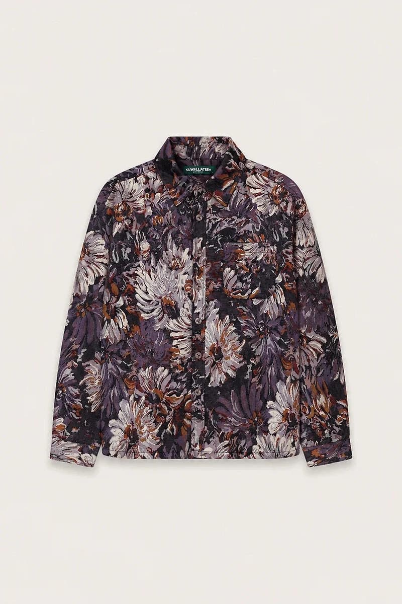 Unisex Floral Tapestry Shirt Jacket