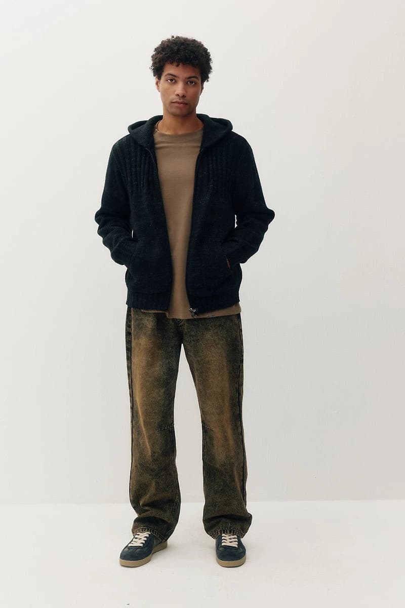 Knitted Zip Hoodie