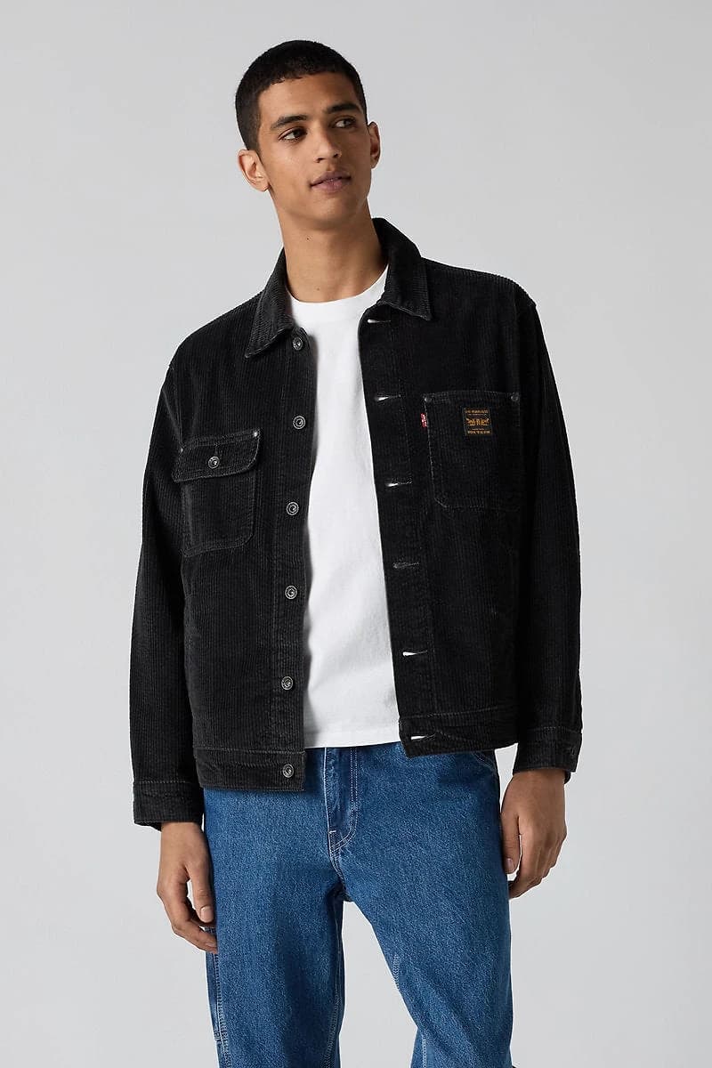 Corduroy Sunrise Trucker Jacket