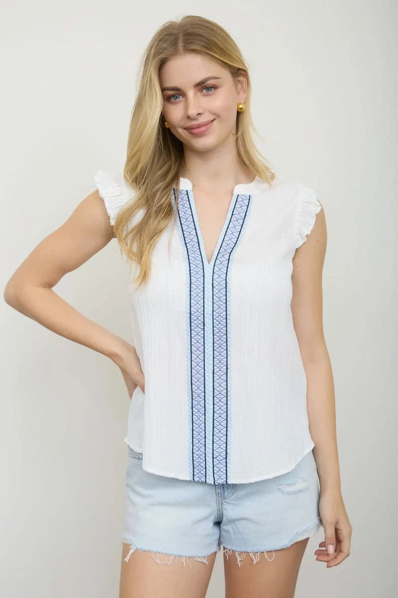 Lola Embroidered Blouse