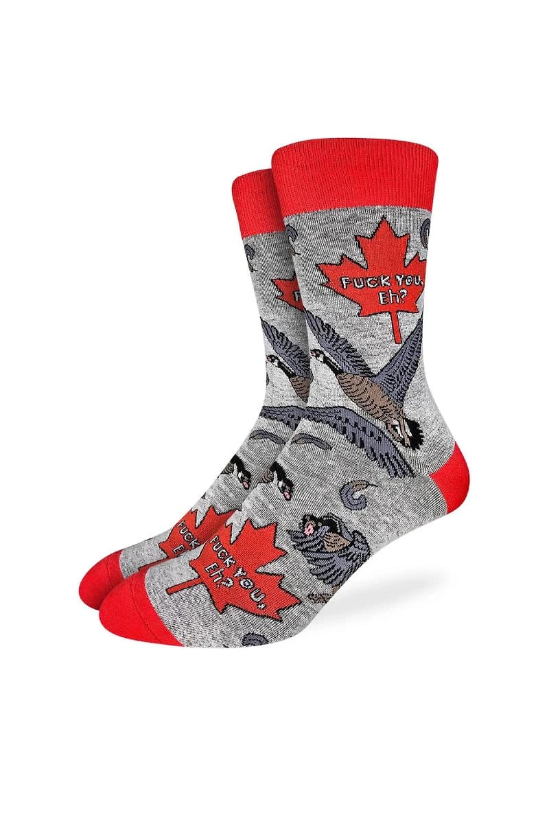 Mean Canada Goose Socks