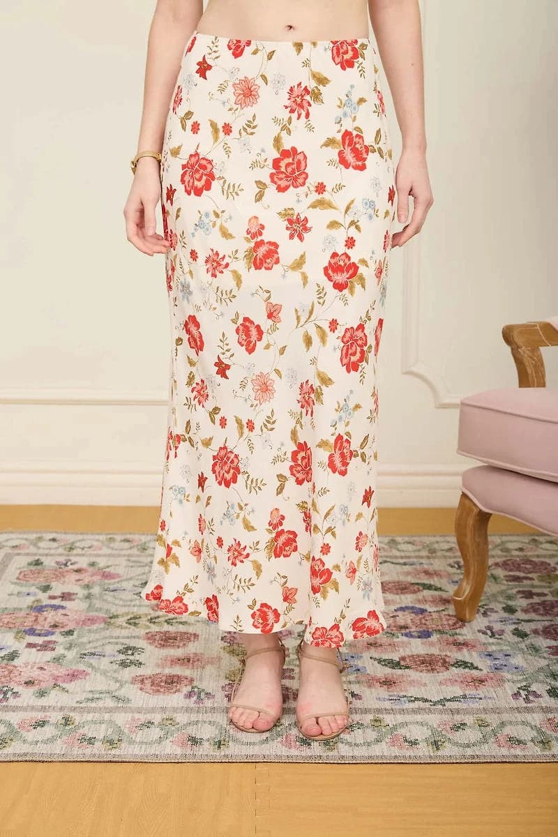 Nantes Floral Midi Skirt