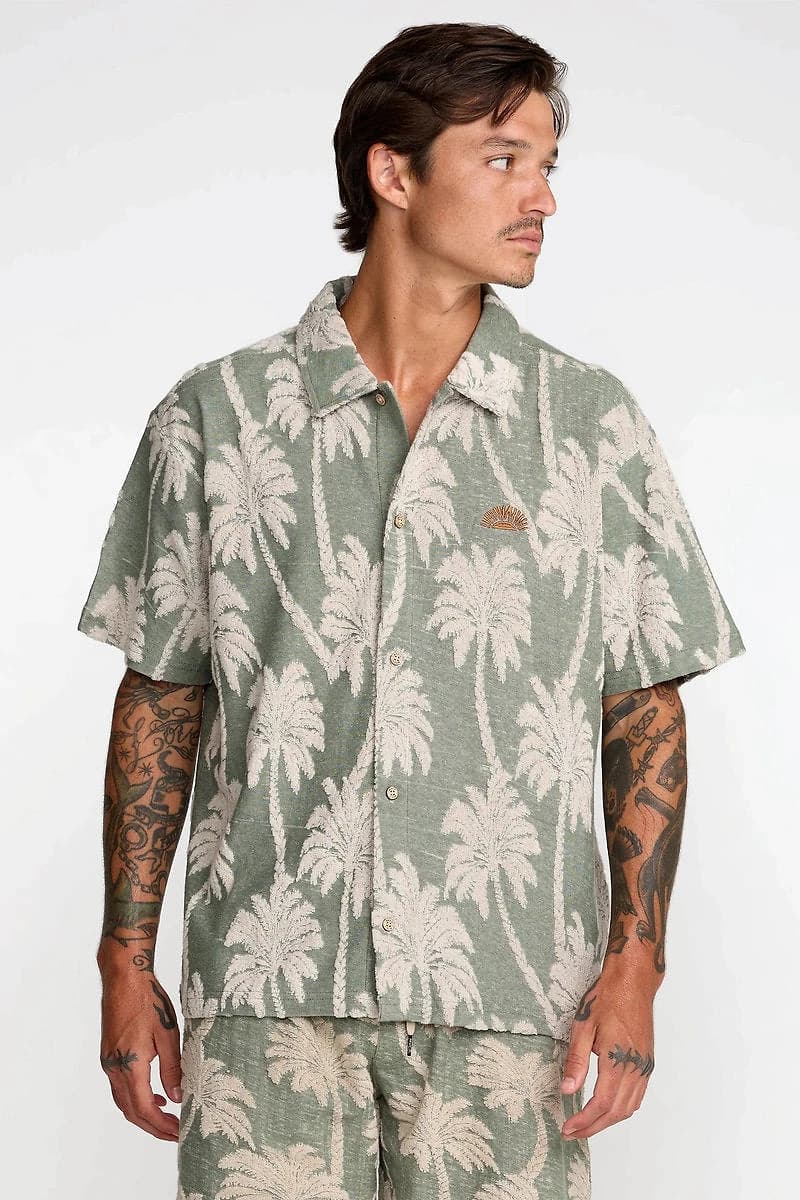 Palm Fall Short Sleeve Shirt