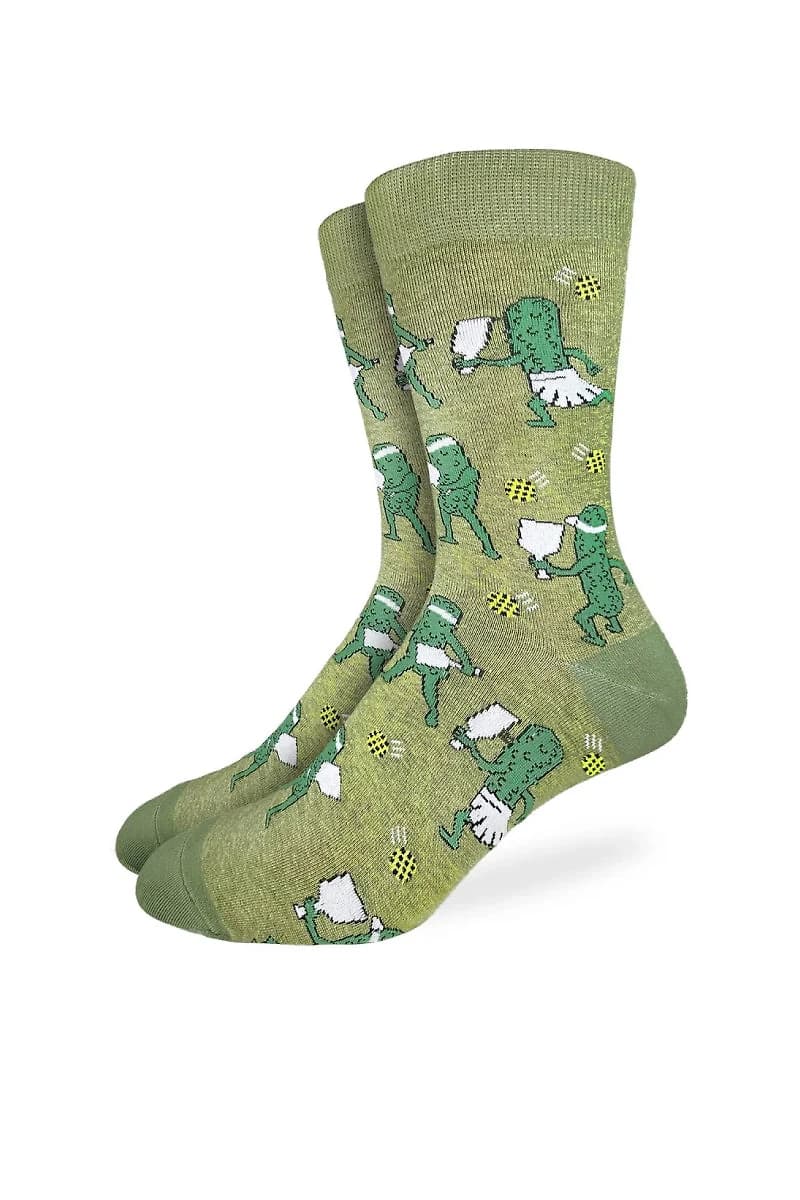 Pickles Playing Pickleball Socks