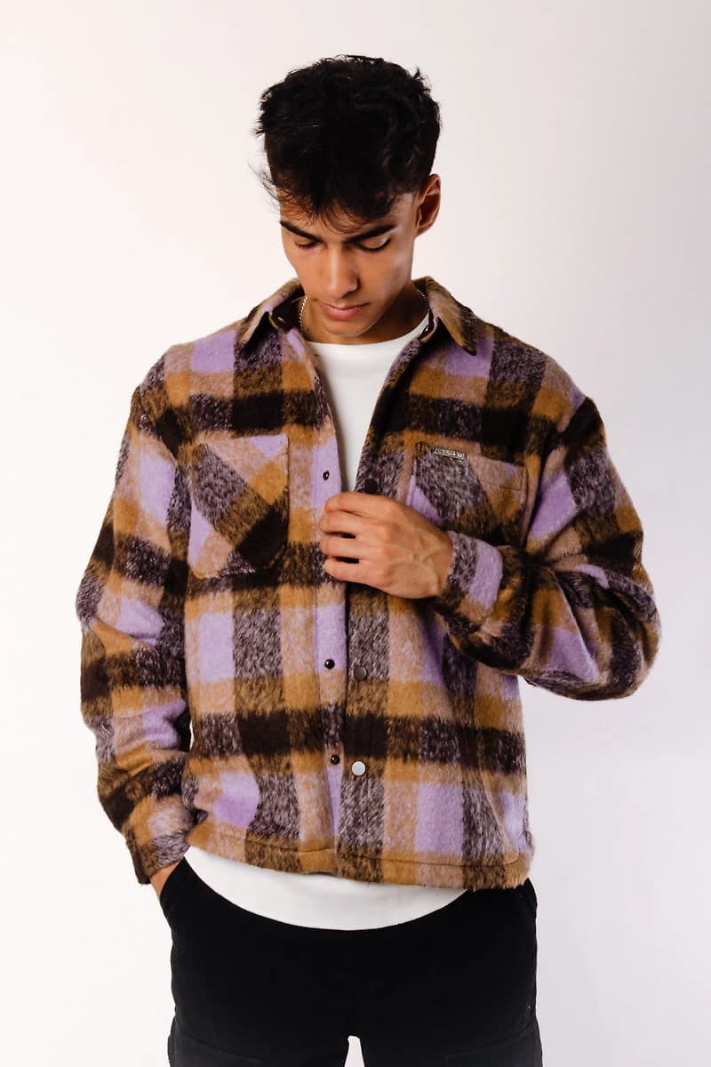 Plaid Overshirt Jacket