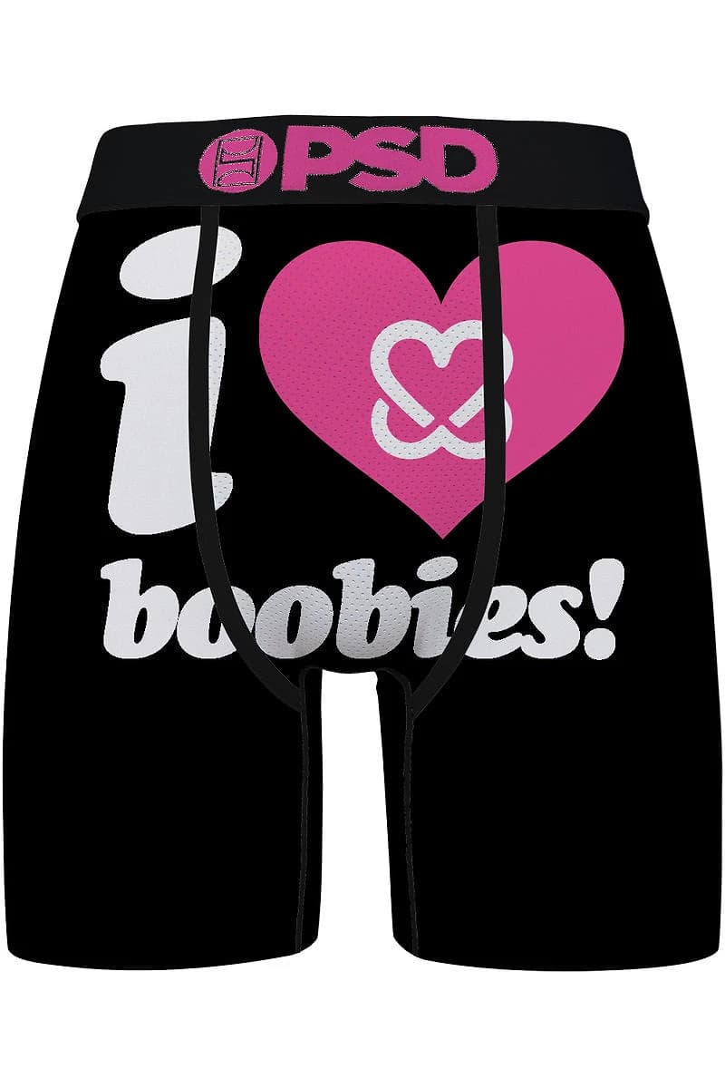 I Heart Boobies Boxer Brief