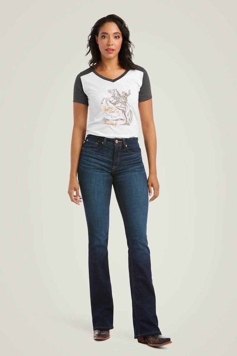 R.E.A.L. High Rise Ballary Boot Cut Jeans