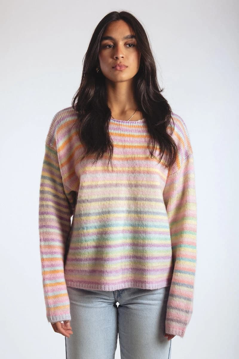 Rainbow Stripe Sweater