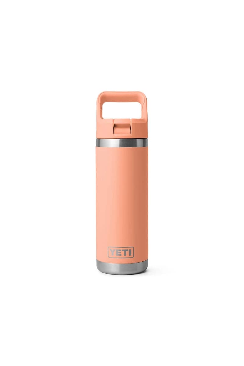 Rambler 18 oz Straw Bottle - Lowcountry Peach