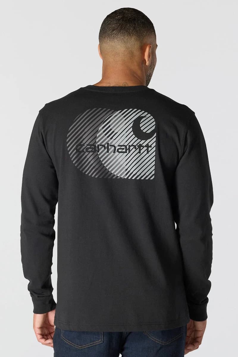 Relaxed Fit C Graphic Long Sleeve Tee