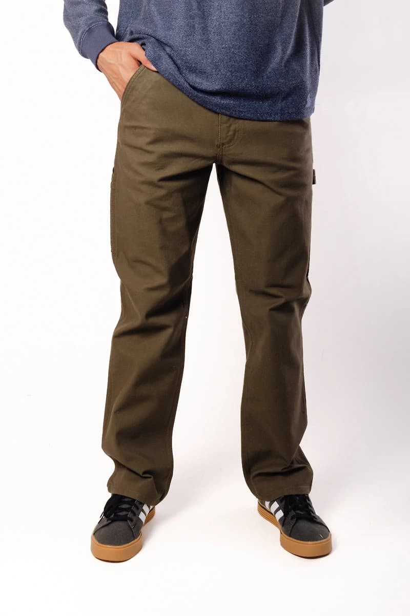 Relaxed Straight Duck Pants