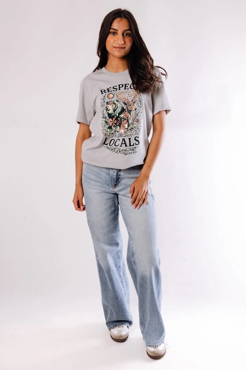 Unisex Respect The Locals Forest Tee
