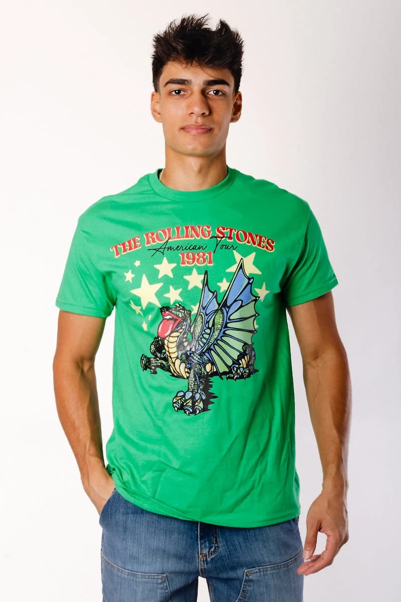 Unisex Rolling Stones Dragon Tee