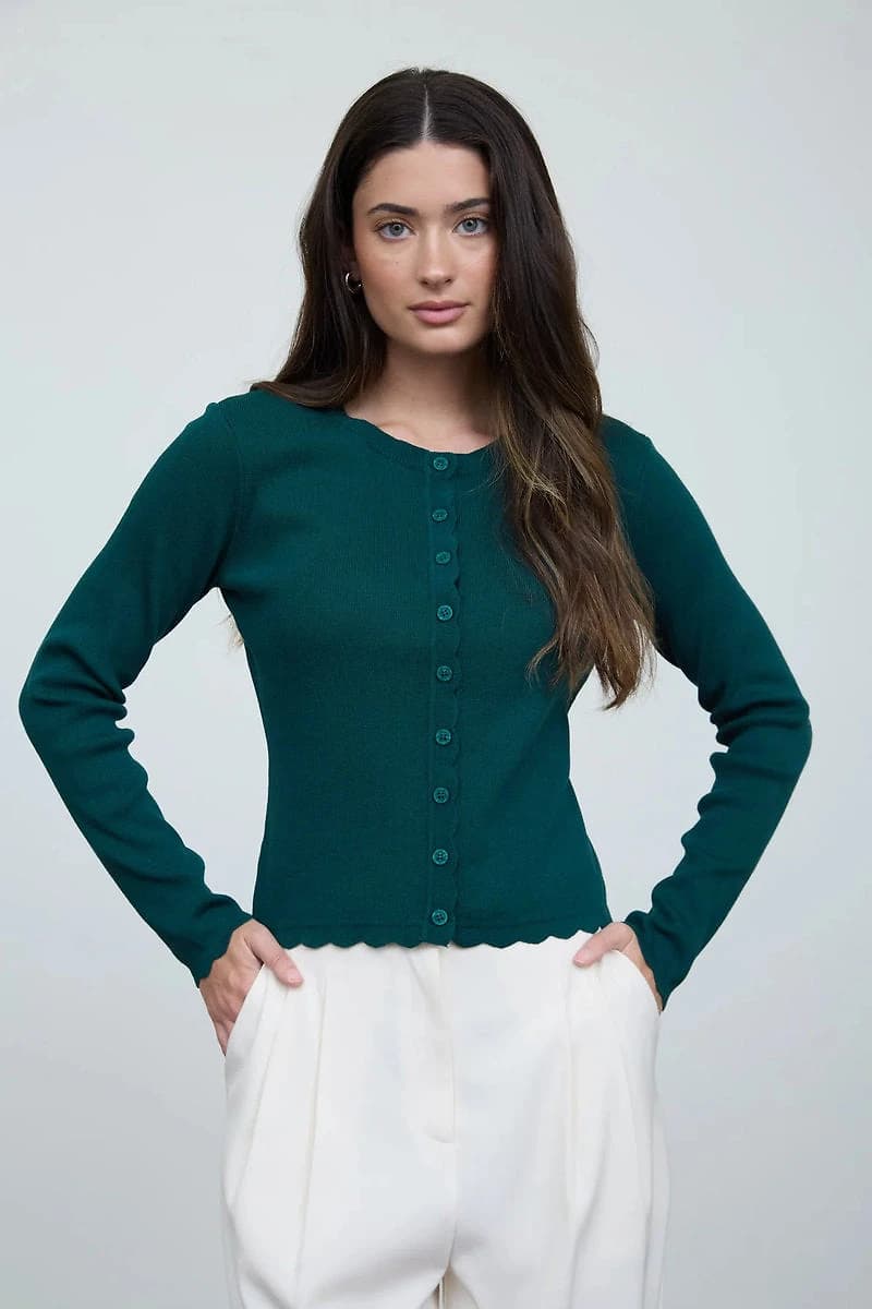 Scallop Cardigan