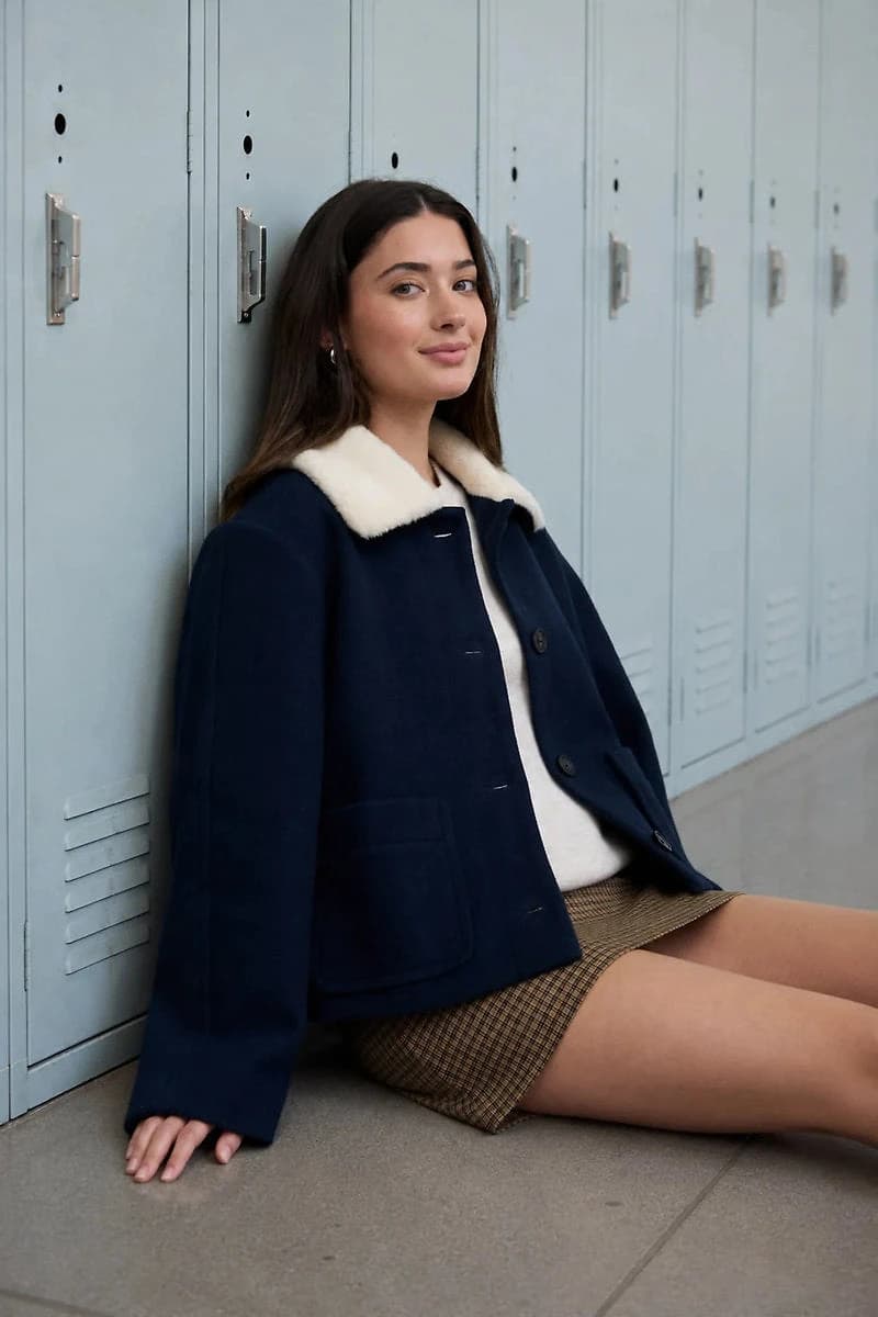 Shearling Collar Jacket