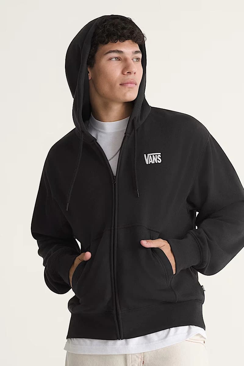 Stretch Logo Full Zip Hoodie