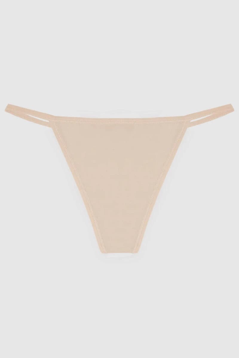 String Thong - Beige