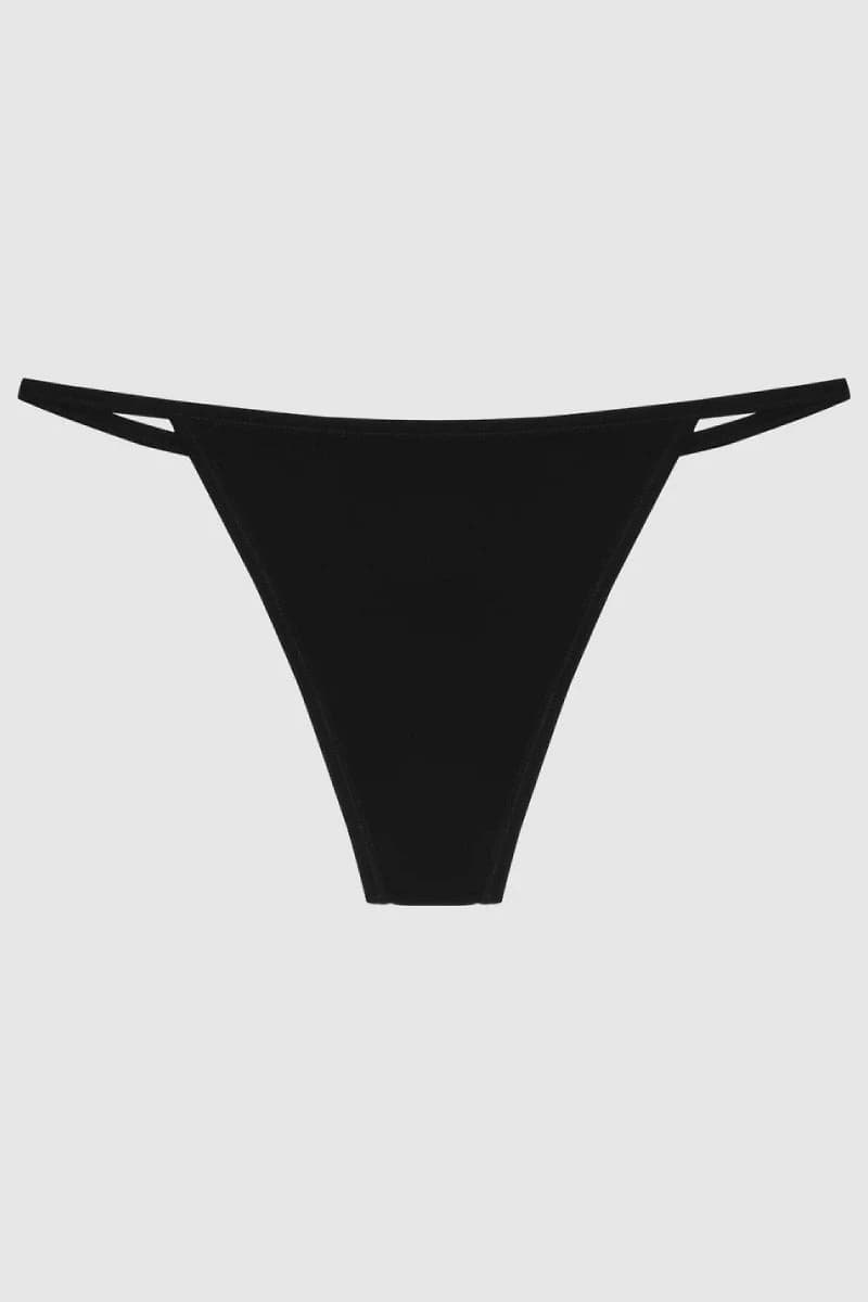 String Thong - Black