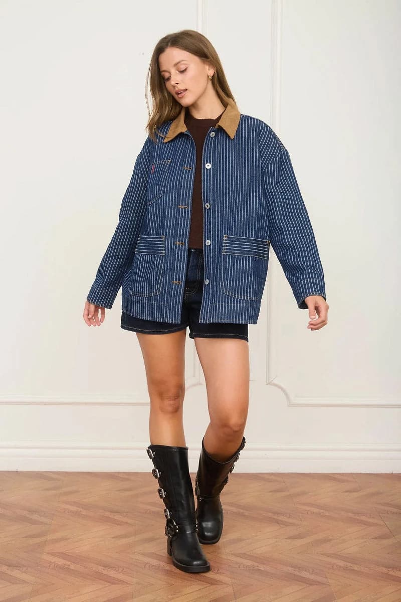 Striped Barn Jacket