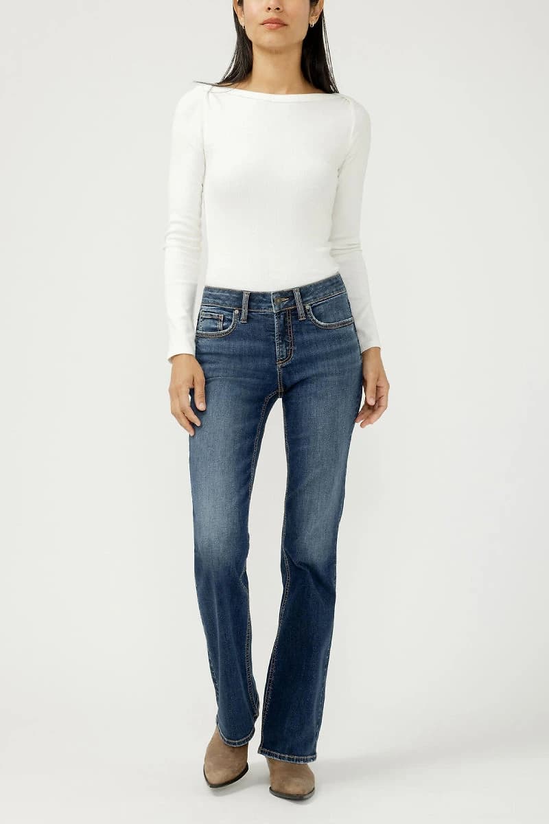 Suki Mid Rise Bootcut Jeans