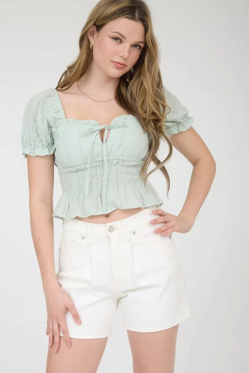 Sweetheart Peasant Top