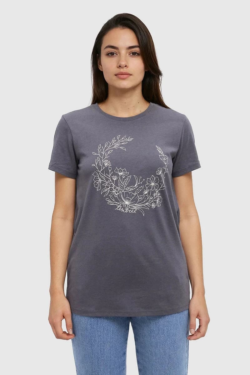 Evergreen Floral Tee