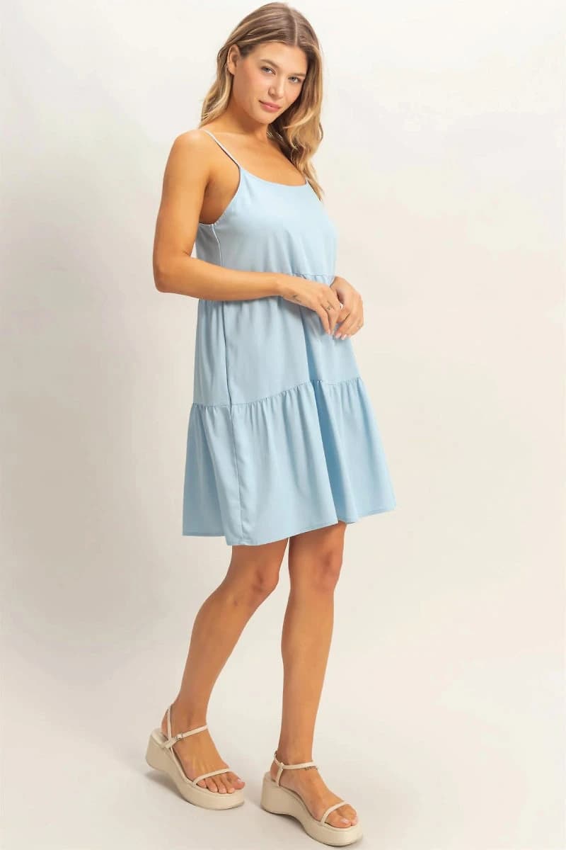 Tiered Mini Dress
