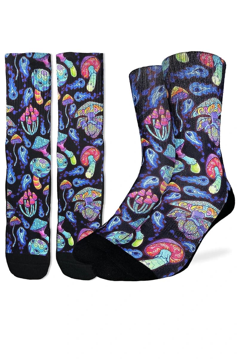 Trippy Mushrooms Socks