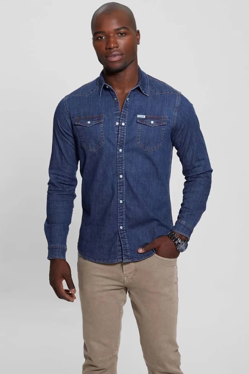 Truckee Denim Western Shirt