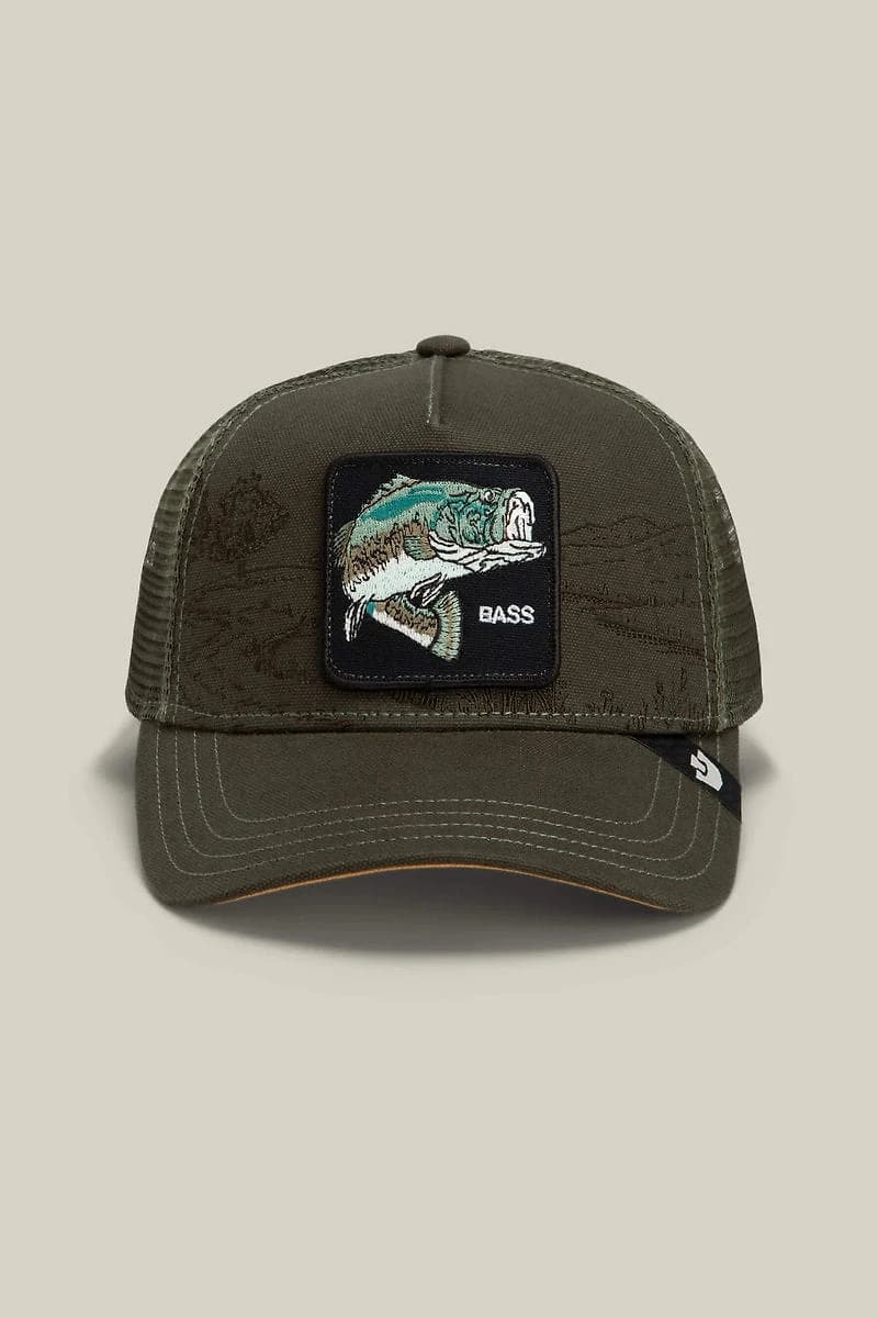 Unisex Badlands Bass Trucker Hat