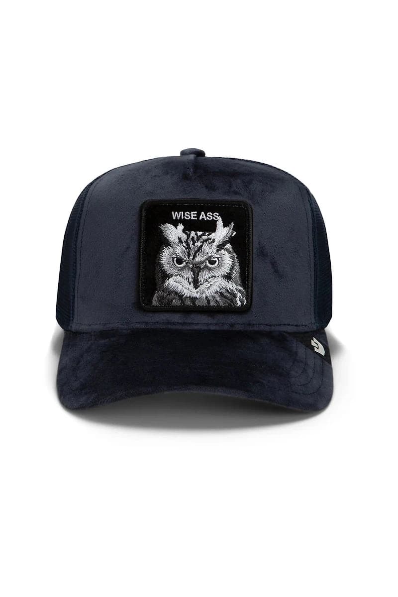 Unisex Velour Wise Ass Trucker Hat