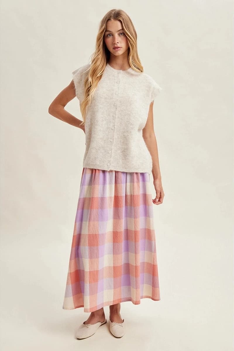 Plaid Summer Skirt