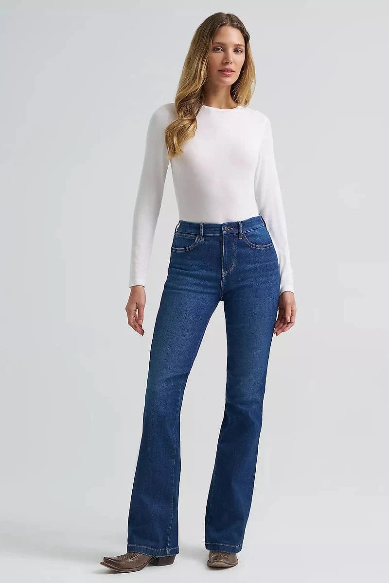 Bespoke High Rise Bootcut Jeans