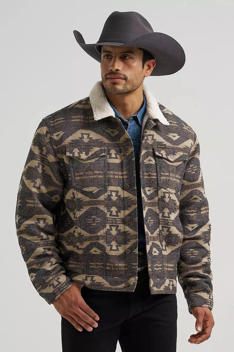 Jacquard Sherpa Jacket