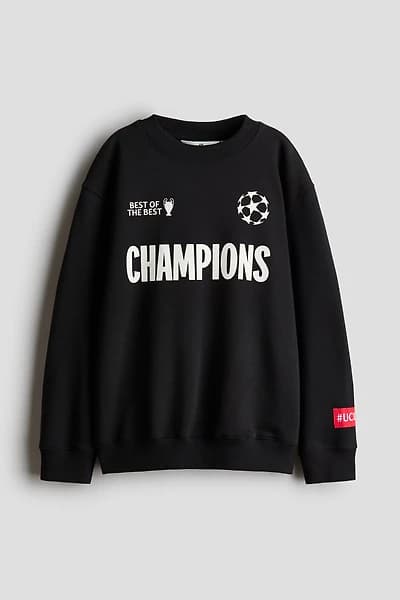 Loose-Fit Printed Sweatshirt