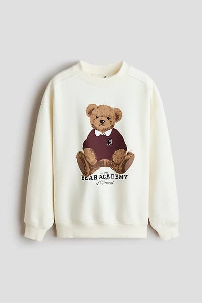 Loose-Fit Printed Sweatshirt