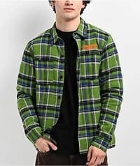 Anti-Hero Eagle Green Flannel Shirt Jacket